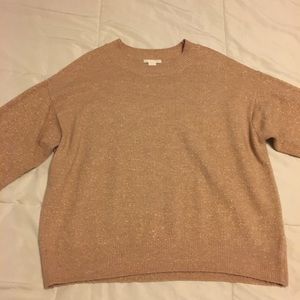 Long sleeve glittered sweater